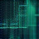 Ikone, die Datenströme symbolisiert.