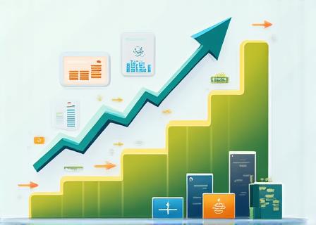 Eine Grafik, die steigende Verkaufszahlen und optimierten Lagerbestand zeigt.